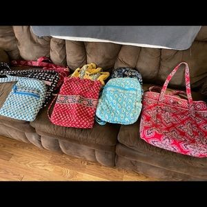 Eight (8) Vera Bradley Bags